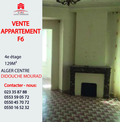 Vente Appartement F6 Alger Alger centre