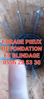 Forage Pieux De Fondation Et Blindage