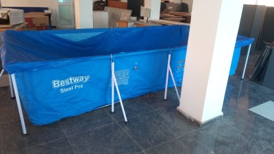 Piscine Bestway Steel Pro 4m + pompe a eau