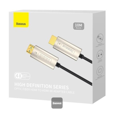 Baseus Cable fibre optique HDMI vers HDMI 4K 10M HDMI 2.0 4K @ 60Hz * UHD Haute Vitesse 18 Gbps