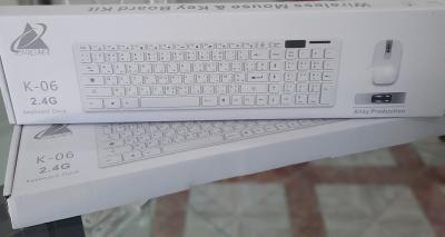 Combos Clavier Souris sans fil Blanc