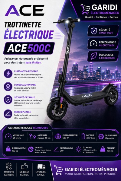 آخر-trottinette-electrique-ace-a500c-جسر-قسنطينة-الجزائر