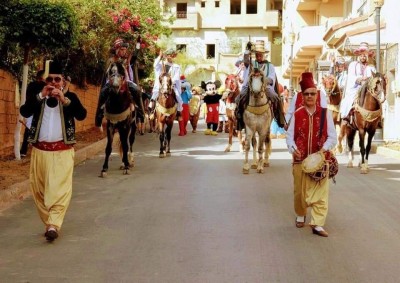 Chevalier. Baroud. Zarna assimia zerna kabyle. Mezwed 