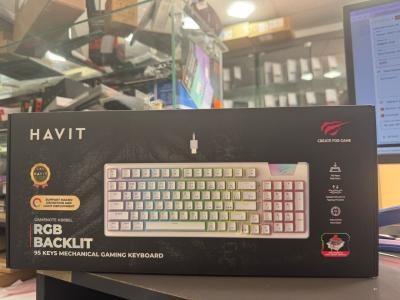 Clavier HAVIT GAMENOTE KB885L RGB Rétro-éclairé Clavier Mécanique