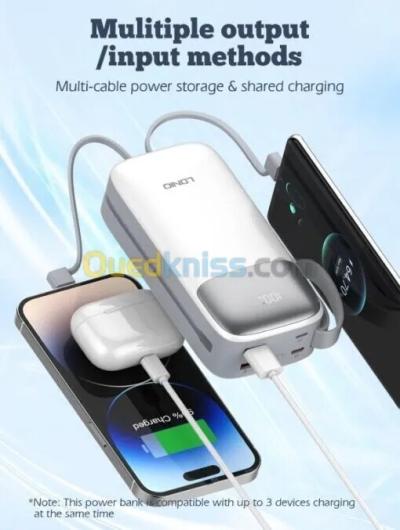 Power Bank 30000mAh  SIYOTEAM dual cable 22.5w Fast charging PQ30 SIYOTEAM 