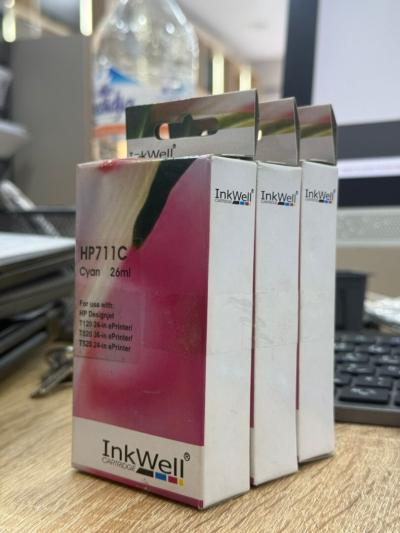 ENCRE HP 711 PACK COULEUR SANS BLACK