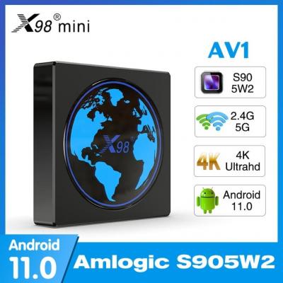 composants-materiel-electronique-tv-box-x98-mini-4k-hdr-amlogic-s905w2-android-110-dual-wifi1000m-2gb16gb-av1-12mois-iptv-alger-centre-algerie