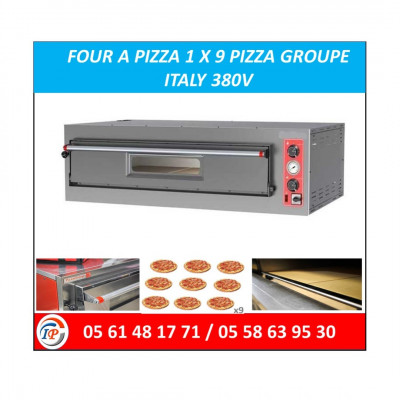 FOUR A PIZZA 1 X 9 PIZZA GROUPE ITALY 380V 