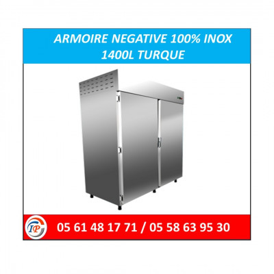 ARMOIRE NEGATIVE 100% INOX 1400L 