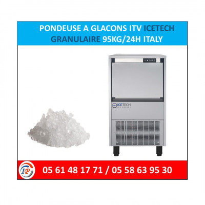 PONDEUSE A GLACONS ITV ICETECH GRANULAIRE 95KG/24H  ITALY 