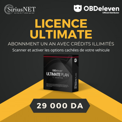 Licence Ultimate pour scaner auto OBDeleven