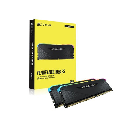 RAM CORSAIR 16GO 2X8GO 3200MHZ VENGEANCE RGB RS DDR4 CL16