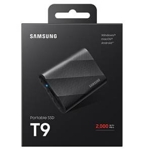 SSD EXTERNE SAMSUNG 2TO PORTABLE SSD T9 2000MB/s TYPE C USB3.2