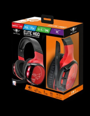CASQUE SPIRIT OF GAMER ELITE H60 GAMING COMPATIBLE SWITCH PS4 XBOX ONE PC/MAC