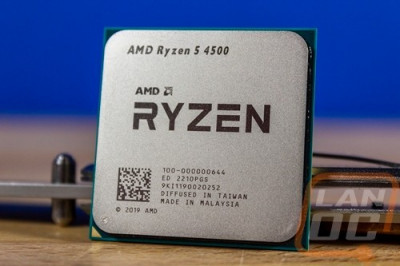 AMD RYZEN 5 4500 6 CORE 12 THREAD 3.6GHZ BASE MPK TRAY (SANS VENTILATEUR)