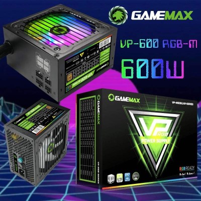 ALIMENTATION GAMEMAX 600W VP RGB 80 PLUS BRONZE