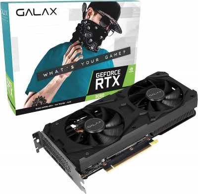GALAX GeForce RTX 3060 1 CLICK OC LHR 12GB DDR6 256 BITS
