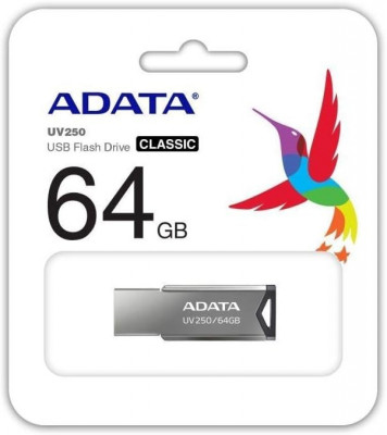 ADATA USB 2.0 Flash Drive UV250 64 Go Noir