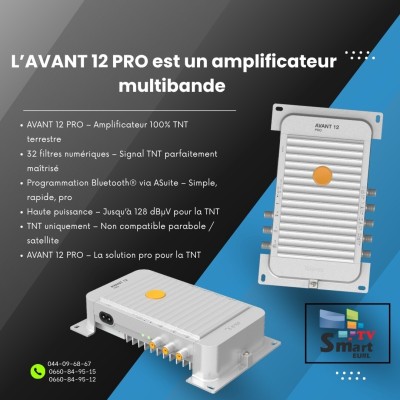 AMPLIFICATEUR AVANT 12 PRO PROGRAMMABLE MULTIBANDE TERRESTRE