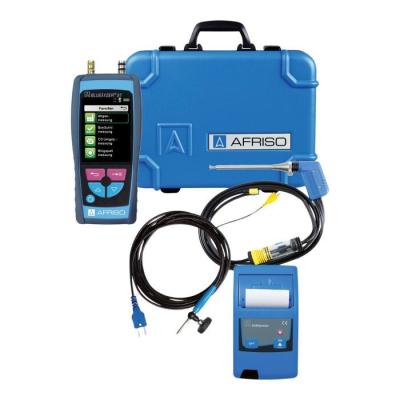 Analyseur de Combustion Testeur Chaudières Gaz & Fioul avec Imprimante - Afriso BLUELYZER ST IR