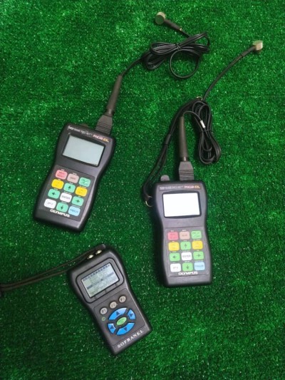 jauge d'épaisseur à ultrasons Olympus MG2-DL et Danatronics EHC-09 B  