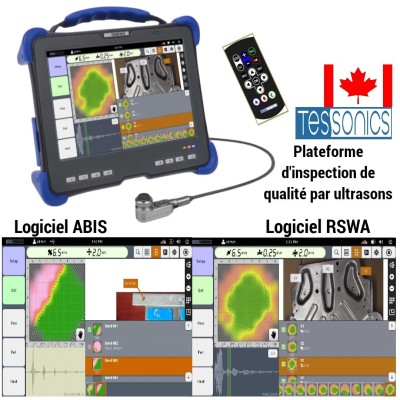 Plateforme a ultrasons pour le controle qualite des soudures par points et de l adherence RSWA F2