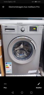 Machine a laver beko 6kg 7kg gris Steam - Alger Algeria