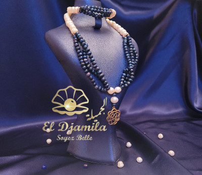 colliers-pendentifls-ensemble-colier-et-bracelet-djoher-rouiba-alger-algerie