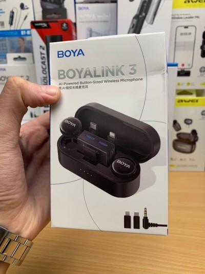 BOYALINK 3 AI-Powered 2-Person Wireless Microphone System for Cameras and Mobile Devices (original)