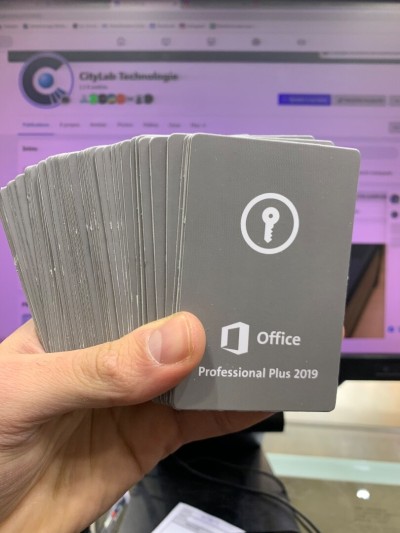 Licence / Carte Office 2019 Pro Plus Cartonne (01 Users / utilisateurs)