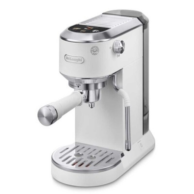 Machine à café Dedica Duo  Cold Brew - BLANC - EC890-15 bars - buse vapeur - affichage LED tactile