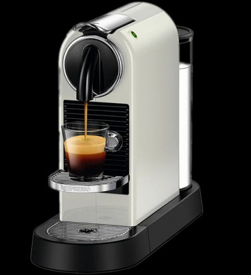 Machine a cafe capsules nespresso citiz D113 blanche - 19 bars (sans capsules) promo