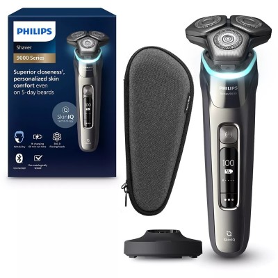 Rasoir électrique Philips S9974/35 Series 9000 Wet & Dry Autonomie 60 minutes