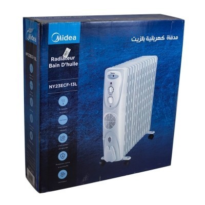BAIN D'HUILE MIDEA - NY23ECF-13L-13 éléments 2500 W