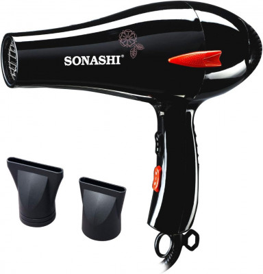 Sonashi Sèche Cheveux - 2 Vitesses - 2000 Watts - Shd-3009/3037/3039/3049 - Noir/MAUVE/ROUGE/VIOLET