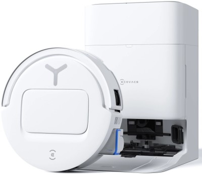 Aspirateur robot laveur Ecovacs DEEBOT T80 OMNI - station de vidange - 18000pa-130 min autonomie