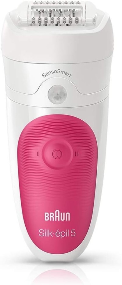 épilateur électrique silk-epil sensomart 5-500 sans fil Wet & Dry 30 minutes Autonomie