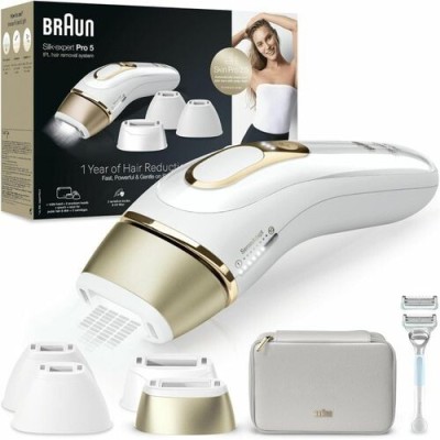 Épilateur lumière pulsée BRAUN Silk,expert Pro 5 - 400 000 FLASHES - PL5356