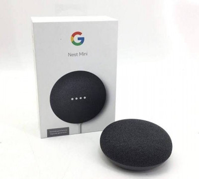 baffle-enceinte-intelligente-google-nest-mini-noir-blanc-wifi-et-bluetooth-50-el-biar-alger-algerie