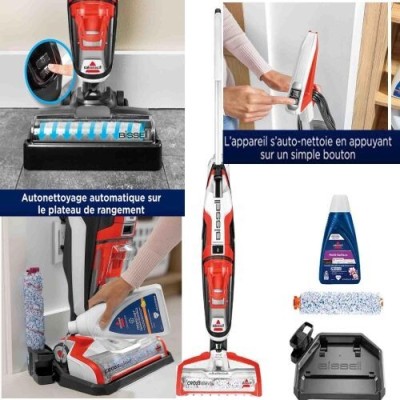 Bissell Aspirateur Crosswave Essential Balai Laveur Filaire 3 en 1 - 560W