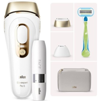 Braun Épilateur a Lumière Pulsée Silk-experPro 5, 2 Têtes, 400 000 flashs - PL5156
