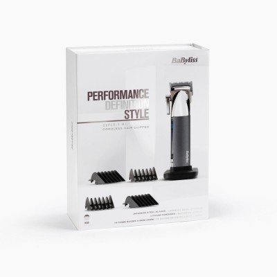 Babyliss  E996E - Tondeuse cheveux Super-X Metal Series - 180 min d'autonomie-Ecran LED