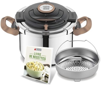  Cocotte minute Clipso+ Précision 8L, Inox, Tous feux dont induction , fabriqué en France P4411409
