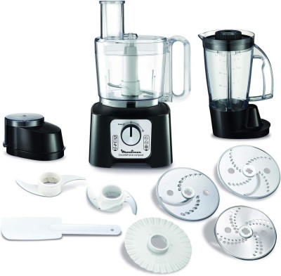 moulinex Robot multifonction Compact Bol 3L+Blender 1,25L-6 vitesse-9 accessoires-FP546811