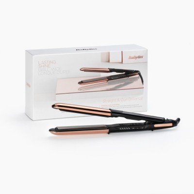 Babyliss st482e Lisseur Straight and Curl 2en1-Plaque Titane - 5 températures : de 150C à 235C