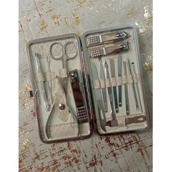 فضي manucure 16 pièces