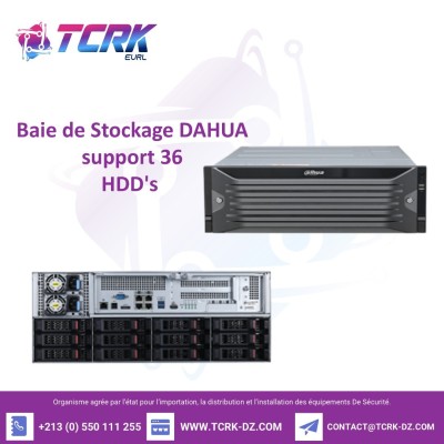 Baie de Stockage DAHUA support 36 HDD's 