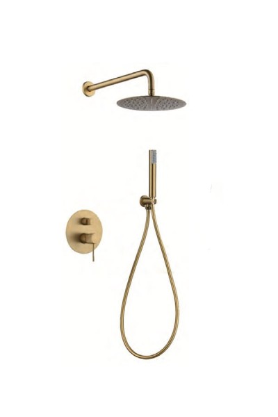COLONNE DE DOUCHE ENCASTRE LINE GOLD IMEX 