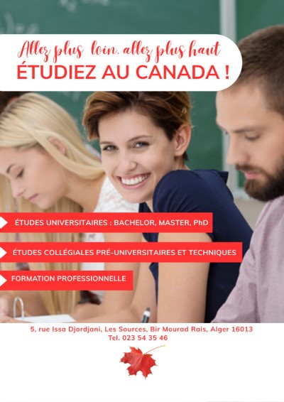 ADMISSIONS POUR LA SESSION D'AUTOMNE 2026 AU CANADA : C'EST PARTI !