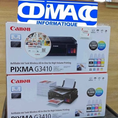 IMPRIMANTE MULTIFONCTION CANON PIXMA G 3410 WIFI